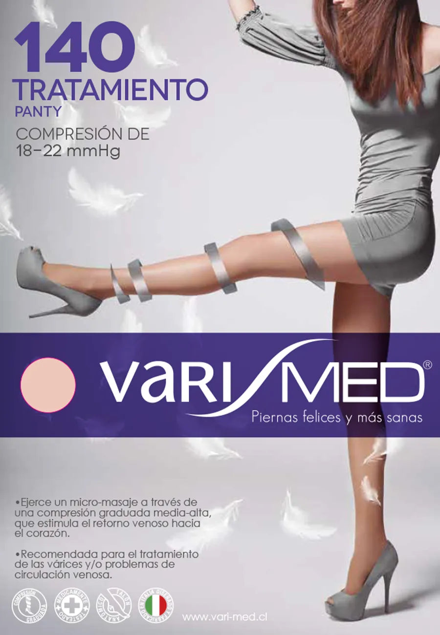 Panty Compresión Varimed 140 18-22 mmHg = 15-20 mmHg