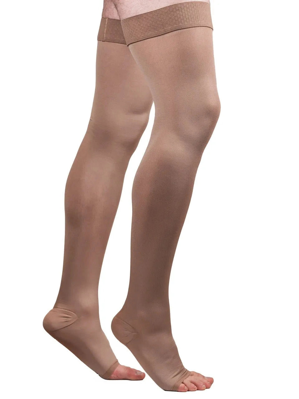 Media compresión Varimed 30-40 mmHg microfibra punta abierta con calzador