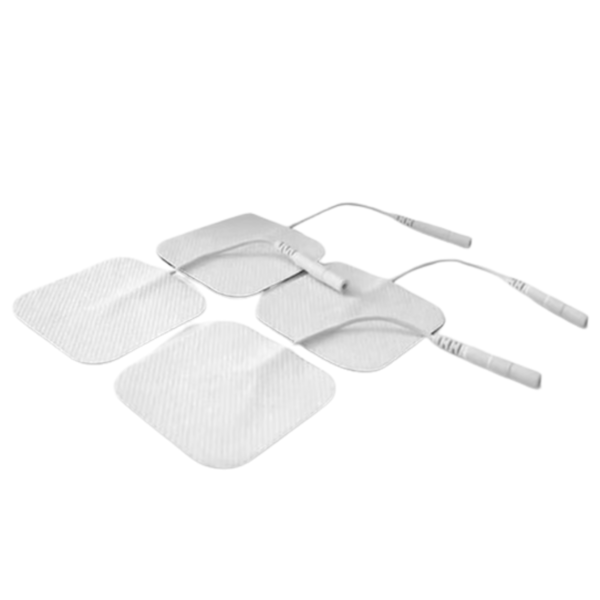 Pack de 4 electrodos Blunding cubiertos con gel 40x40 mm para TENS y EMS