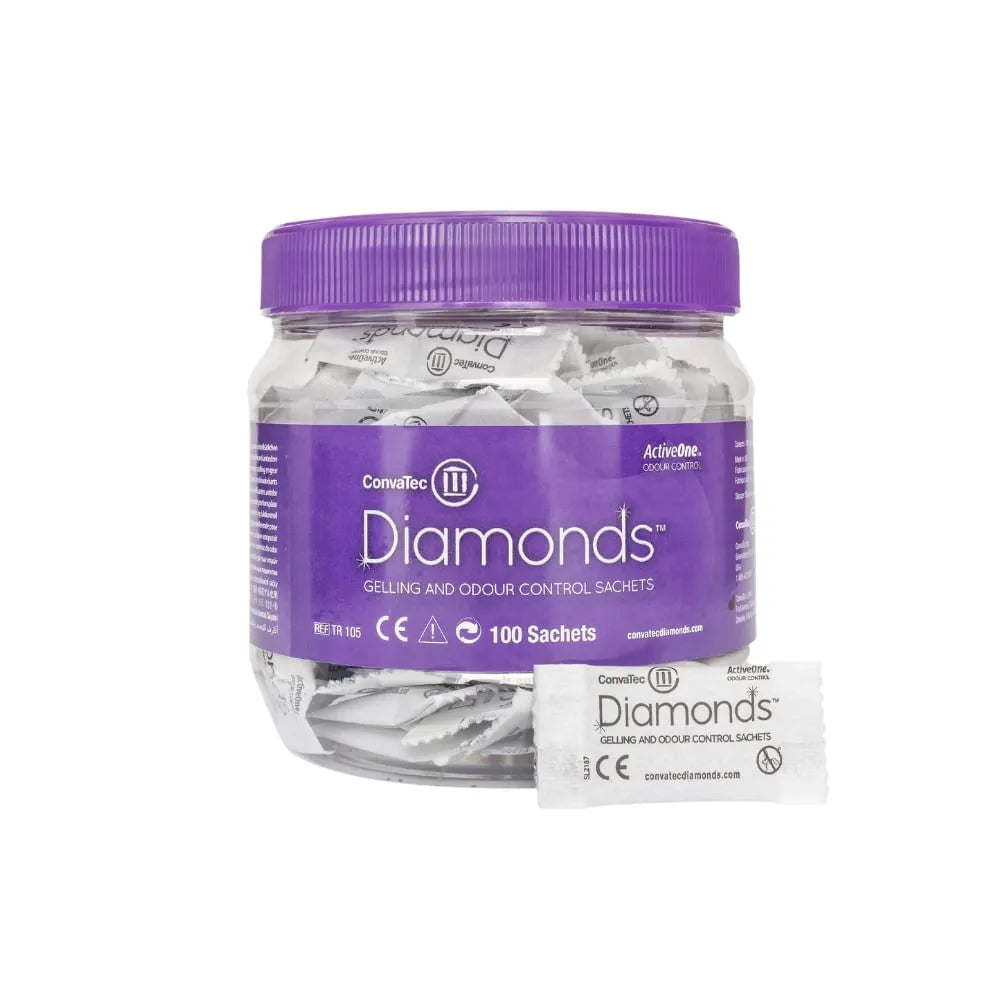 Bolsas Gelificantes Diamonds con Carbón Activado 100 un.