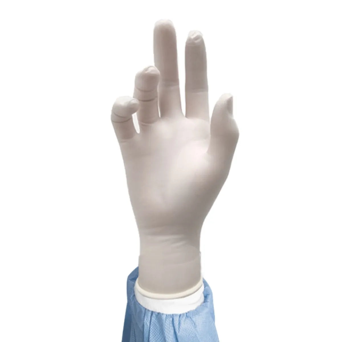 Guantes Latex Quirúrgicos Cranberry 50 un.