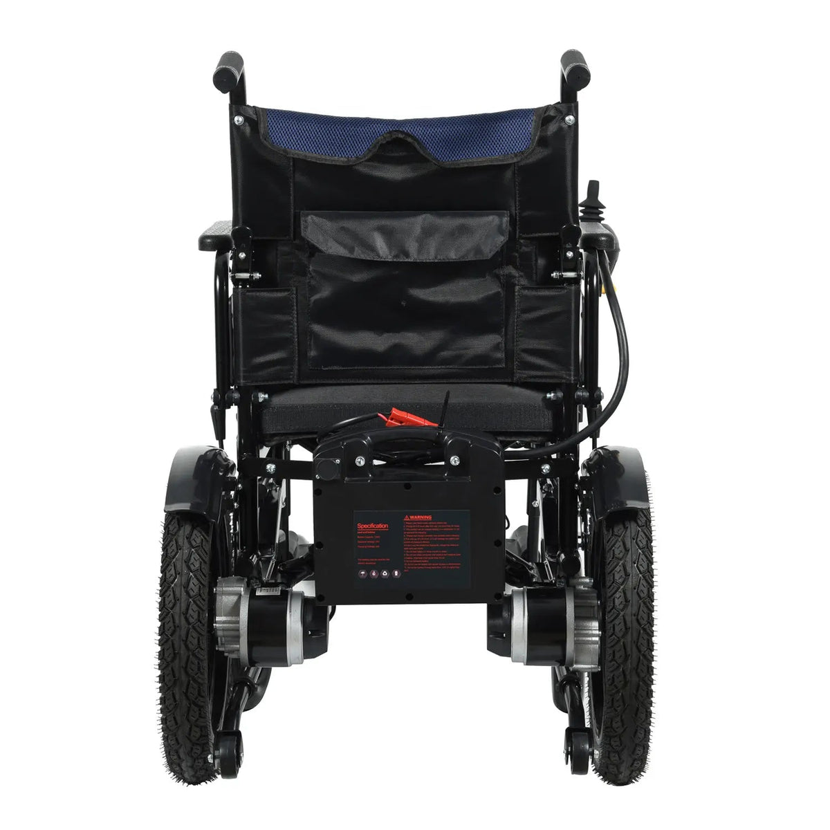 Silla de ruedas eléctrica TheraRider TM2500 plegada