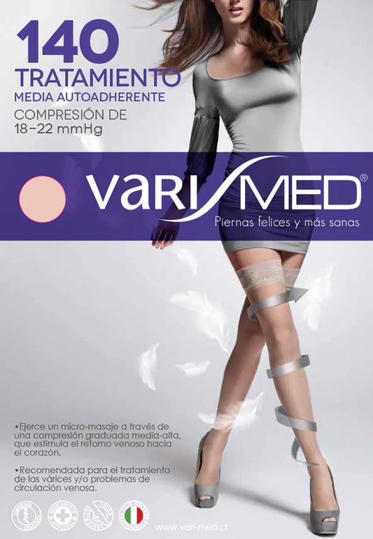 Media Compresión Varimed 140 18-22 mmHg = 15-20 mmHg Punta Abierta