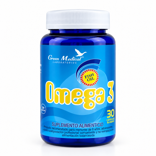 Omega 3 Green Medical Cápsulas Blandas