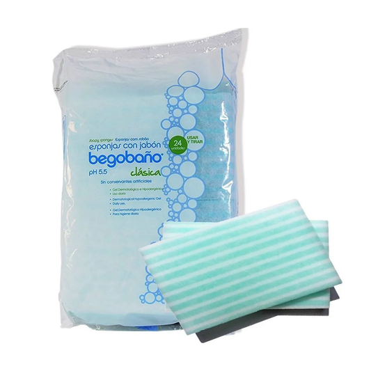 Esponjas jabonosas 24 unidades