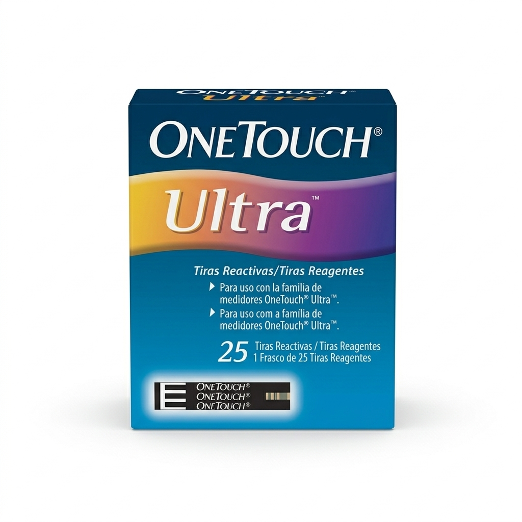 Tiras Reactivas One Touch Ultra – 25 unidades