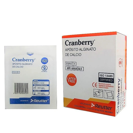 Aposito Alginato de Calcio Cranberry