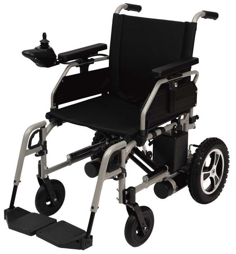 Silla de Ruedas Eléctrica Plegable UN5007 28 kg con Batería de Litio