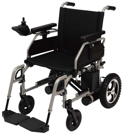 Silla de Ruedas Eléctrica Plegable UN5007 28 kg con Batería de Litio
